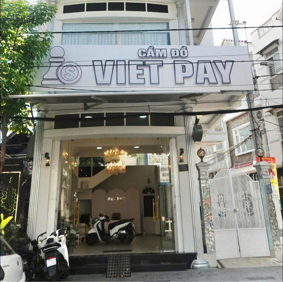 Mặt tiền cửa hàng Cầm Đồ Viet Pay tại 93 Ỷ Lan, Quy Nhơn